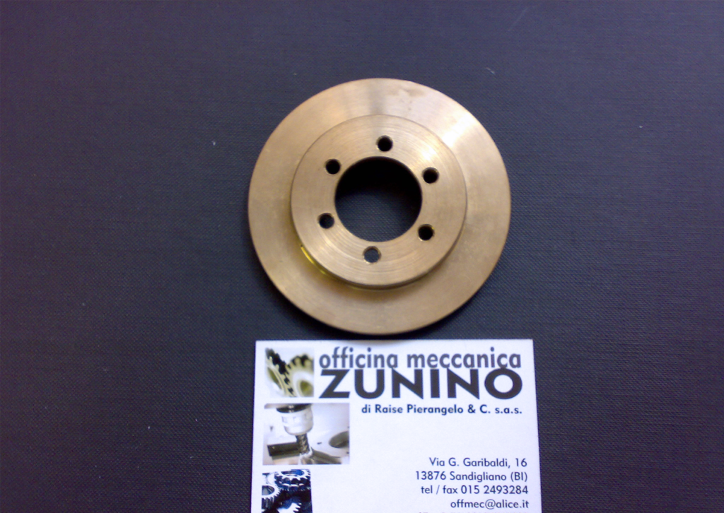 Flangette in bronzo officina meccanica zunino