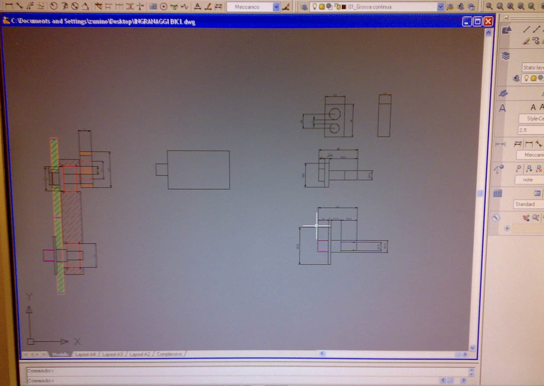 Schermata Tecnologia CAD